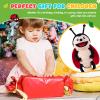 Animal Hand Puppets 11 Inch Insect Plush Ladybug Ant Dragonfly Caterpillar Puppet Toys Role-Play Puppets for Kids Storytelling Imaginative Pretend Play Teaching Preschool(Ladybug) view 2