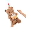 Girl Proposal Gift Cute Birthday Hug Cake Teddy Bear Plush Toy Figurine Children's Gift mini view 3