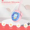 for Tamagotchi Paradise Silicone CaseSoft Protective Cover with Lanyard,Shockproof Dustproof Shell for Tamagotchi Electronic Pet Toy[Pink] view 3
