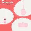 for Tamagotchi Paradise Silicone CaseSoft Protective Cover with Lanyard,Shockproof Dustproof Shell for Tamagotchi Electronic Pet Toy[Pink] view 4