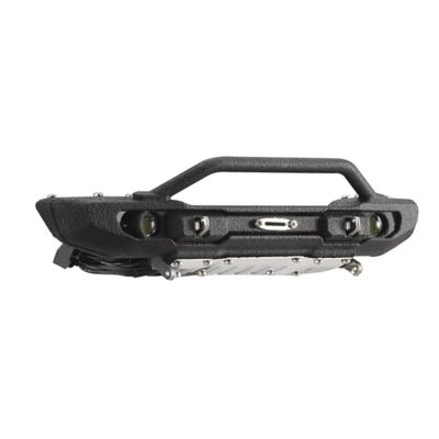 DIQYRS Compatible with TRX4M 1/18 RC Crawler Car Front Bumper with Light Upgrade Parts Accessories Rc Bumper