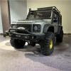 DIQYRS Compatible with TRX4M 1/18 RC Crawler Car Front Bumper with Light Upgrade Parts Accessories Rc Bumper view 4