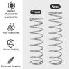 4PCS Shock Absorbers Spring for ARRMA1/8 Outcast Kraton Notorious 6S 1/7 Fireteam Big Rock, 2.0mm Steel Shock Spring Absorption Replace ARA330780 ARA330782,Front 80mm / Rear 90mm (Silver) view 3