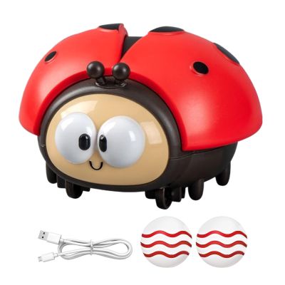 Tanxier Electric Floating Ball, Kids Interactive Toy,Ladybug Learning Set,Safe Lightweight Build,USB Rechargeable Design