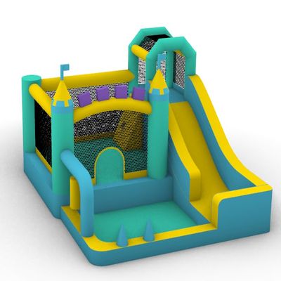 Inflatable Bounce Castle with Blower for Kids,146'Lx122'Wx83'H Blow Up Jumping Bouncer with Slide, Climbing Wall, Trampoline, Ball Pit Pool Water Park for Backyard Indoor & Outdoor Toddler Bouncy Fun