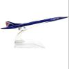 16cm Aircraft for Concorde Airlines Airplanes Plane Model Toys Diecast Metal Playkits view 1