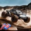 Cirmine RC Cars 1:16 Scale 4WD RC Car, Fast Off-Road RC Monster Truck 36KPH, 2.4G Carros de Control Remoto 4x4 with 2 1500 mAH Rechargeable Batteries, Remote Control Car Wltoys NO.164018 view 3