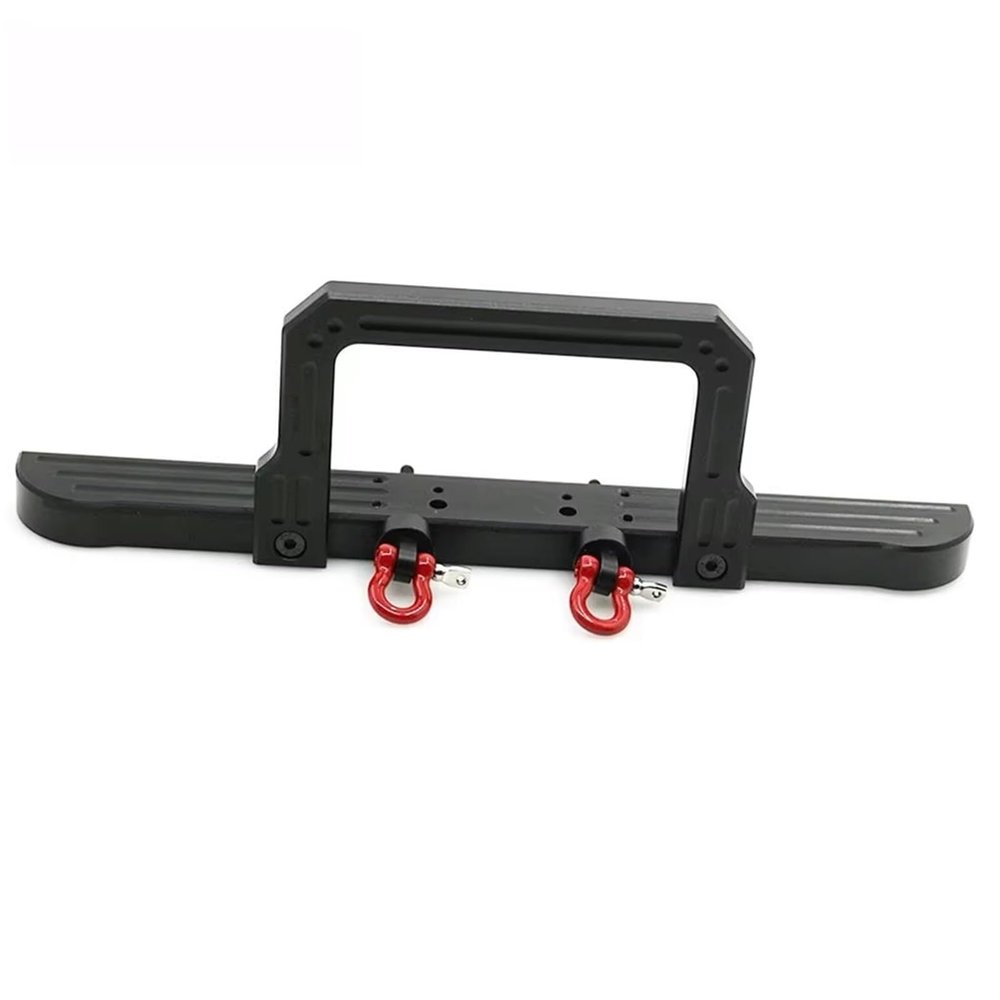 DIQYRS Compatible with UTB18 for Capra for MST for JIMNY for TRX4M 1/18 RC Crawler Car Upgrade Parts Metal Front Bumper with Winch Mount Shackles Rc Bumper