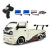 Domiuie 25KM/H 1:10 Scale RC Truck with Body Kit, 2.4G Remote Control Vehicle with DIY Decals, RC Enthusiasts for Adult view 1