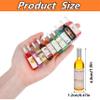10 Pieces 1:12 Scale Miniature Wine Bottles & Beer Glasses  Dollhouse Drink Accessories, Simulation Design, Perfect for Cake Toppers, Tabletop Dcor, DIY Miniature Scenes, and Mini Food Decorations view 4