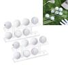 2Pcs Acrylic Golfs Ball Display Case Cabinet Shelf Double Layer Balls Stand For Collections Display For Home/Office view 2