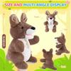 Animal Hand Puppets 11 Inch Safari Jungle Zoo Woodland Puppet Rainforest Grassland Animals Role-Playfor Kids Storytelling Imaginative Pretend Play Teaching Preschool Learning Educational(Kangaroo) view 2