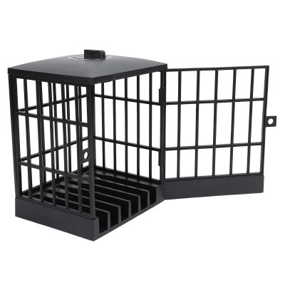 LAISANIM Innovative Prison on a Mobile Phone to Limit Access to Classes and Office, Telephone Cage with a Lock Key (All Black)