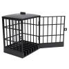 LAISANIM Innovative Prison on a Mobile Phone to Limit Access to Classes and Office, Telephone Cage with a Lock Key (All Black) view 1