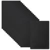 CRASPIRE 28Pcs Poker Size Cut Cards Plastic Casino Bridge Cutting Card Smooth Matte Black Quality Standard Playing Card Decks for Playing Game Tournaments Poker Texas Hold'em Blackjack Home Games view 1