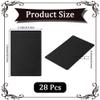 CRASPIRE 28Pcs Poker Size Cut Cards Plastic Casino Bridge Cutting Card Smooth Matte Black Quality Standard Playing Card Decks for Playing Game Tournaments Poker Texas Hold'em Blackjack Home Games view 2