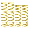 4PCS Shock Absorbers Spring for ARRMA1/8 Outcast Kraton Notorious 6S 1/7 Fireteam Big Rock, 2.0mm Steel Shock Spring Absorption Replace ARA330780 ARA330782,Front 80mm / Rear 90mm (Gold) view 1