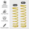 4PCS Shock Absorbers Spring for ARRMA1/8 Outcast Kraton Notorious 6S 1/7 Fireteam Big Rock, 2.0mm Steel Shock Spring Absorption Replace ARA330780 ARA330782,Front 80mm / Rear 90mm (Gold) view 3