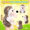 Animal Hand Puppets 11 Inch Safari Jungle Zoo Woodland Puppet Rainforest Grassland Animals Role-Playfor Kids Storytelling Imaginative Pretend Play Teaching Preschool Learning Educational(Hedgehog) view 2