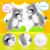Animal Hand Puppets 11 Inch Safari Jungle Zoo Woodland Puppet Rainforest Grassland Animals Role-Playfor Kids Storytelling Imaginative Pretend Play Teaching Preschool Learning Educational(Raccoon) view 3