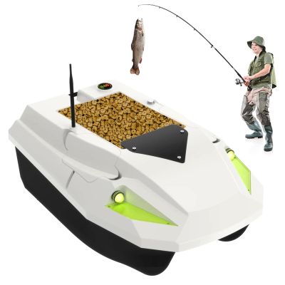 12V RC Bait Boat for Carp Fishing - 100 Points & Auto Return, 3-Speed Modes, 4H Runtime & Low Power Alarm for Precise Bait Deployment 2pos.Point