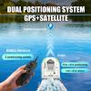 12V RC Bait Boat for Carp Fishing - 100 Points & Auto Return, 3-Speed Modes, 4H Runtime & Low Power Alarm for Precise Bait Deployment 2pos.Point view 3