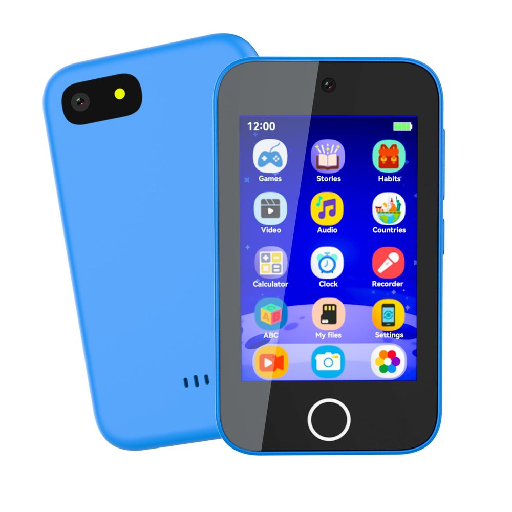 Kids Smart Phone: 3.5'' Touchscreen Phone for Kids 3 4 5 6 7 8 Years Old ABC Learning Educational Toy for Toddler Kids Travel Toy Preschool Learning Toy for Kids with 16GB SD Card Nice Gift