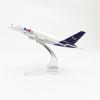 16CM Airplane Model for FedEx Cargo Logistics Airbus A380 Airlines Aircraft Diecast Metal Plane Playkits view 4