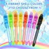 Daemson 150PCS Invisible Ink Pen with UV Light, Spy Pens, Black Light Pen view 3