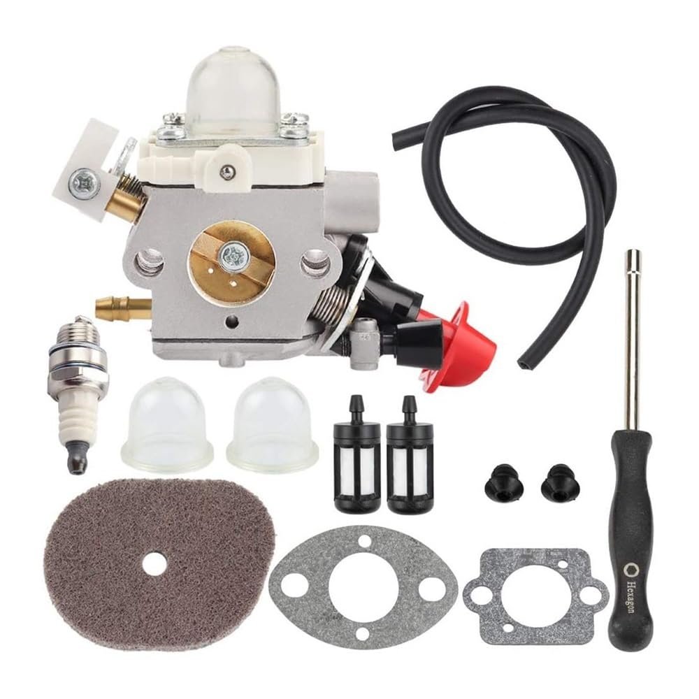 41441200603 C1M-S267A FS40 Carburetor Fit For FS50 FS50C HT56 HT56C KM56 KM56C KN56 FS56 FS56C FS70 FS70C FS70 Brushcutter(GRAY)