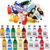18-Piece Miniature Beverage Bottles Set  Realistic Beer & Soda Bottles, 1:12 Scale Dollhouse Drink Accessories for Tabletop Dcor, DIY Crafts, and Mini Bar Decorations view 1