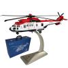 1 32 Scale for EC225 Maritime Rescue Helicopters Diecasts Collectible Aircraft Model Metal Miniatures Plane Playkits view 2