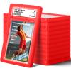 12 Pack Graded Card Slab with PSA Slab Bumper, Hard TPU PSA Slab Protector Guard for Graded Cards, Baseball Card Trading Card Slab Acrylic Hard Sleeves with Label Position PSA Slab Bumper Protection view 1