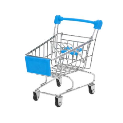 BOGEEL Supermarket Hand Trolley Shopping Utility Cart Storage Basket Pretend Kids