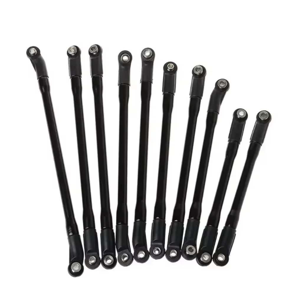 For Axial For SCX10 90046 1/10 10Pcs/Set Metal Link Set Rod End RC Crawler Car Tracked Vehicles Accessories Upgrades And Replacements Repairs RC Car Upgrade Part
