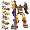 WILD HUNTER 6 in 1 Construction Vehicle Engineering Truck Robot Combiner 11 Inch Action Figures Transformations Construction Vehicles Robots Figure Toys Model Gift view 1