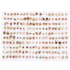 BOGEEL Beautiful Earrings 100 Pairs Assorted Styles Earrings All-Match for Daily Wear view 1