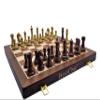 18" Wooden Chess Set with High Polymer Weighted Standard Chess Pieces,Large Deluxe Folding Storage Wooden Chess Board Sets, Premium Board Games for Adults and Kids Enthusiasts view 1
