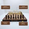 18" Wooden Chess Set with High Polymer Weighted Standard Chess Pieces,Large Deluxe Folding Storage Wooden Chess Board Sets, Premium Board Games for Adults and Kids Enthusiasts view 2