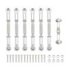 For Traxxas For Slash 4X4 For VXL 2WD For Rustler For Stampede For Hoss 1/10 Metal Turnbuckles Camber Link Rod Linkage Set RC Car Accessories RC Car Upgrade Part(Silver) view 1