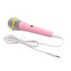 Bewinner Portable Kids Microphone with Low Distortion Wire for Children Singing  Family Party Ideal Plastic Karaoke (Pink) view 2