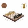 18 Inch Folding Large Chess Set with High Polymer Weighted Standard Chess Pieces for Family Vintage Board Games Chess Set for Adults and Kids Chess Enthusiasts view 4