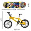 BOGEEL Finger Kits Toy Finger Bike Skate Boarding for w/Tools Fun Finger Table Game for Children Adult view 3