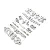 Rc Parts For SCY For JJRC 16101 16102 16103 16104 16106 16201 1/16 Metal Upgrade For Swing Arm Steering Cup Connecting Rod Set RC Car Parts(Silver) view 1