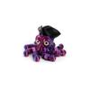 3D Printed Pirate Octopus, 3D Printed Animal, Flexible Joint 3D Octopus, Home Office Classroom Decoration, Octopus Fidget Toy, Fun and Educational Animal Desk Toys for Kids (Pirate Chief Mate-Laser Purple) view 1
