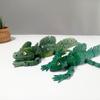 3D Printed Flexible Basiliscus Lizard Toy  Articulated Fidget Reptile, Stress Relief Desk Toy & Collectible  Colors Orange, Medium: 220mm (Length) view 1