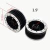 All Aluminum 1.9 Inch Beadlock Wheel Rims Wheel Hub 55 * 28 * 12 * 4 2pcs for 1/10 Crawler RC TRX-4 TRX6 SCX10 D90 Redcat Gen8 Gen7 12mm Hex view 2