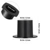 Abaodam 50pcs Mini Black Top Hats, Plastic Miniature Top Hats for DIY Crafts Decoration, Doll and Snowman Decorating, Christmas Party Supplies view 2