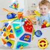 22-in-1 Baby Busy Board Activity Cube Toys, Montessori Sensory Toy for for Toddler 1-3, Early Educational Travel Toy for 1 Year Old Kid , Fine Motor Skills Gifts for Infant 6-12/12-18 M+ Boys & Girls view 1