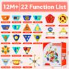 22-in-1 Baby Busy Board Activity Cube Toys, Montessori Sensory Toy for for Toddler 1-3, Early Educational Travel Toy for 1 Year Old Kid , Fine Motor Skills Gifts for Infant 6-12/12-18 M+ Boys & Girls view 2